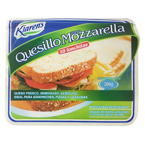 QUESO MOZARELLA KLARENS 200G